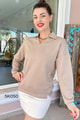 Polo Yaka Modal Kumaş Sweat
