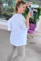 Pul Detay Keten Gömlek