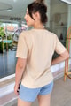 Pul İşlemeli Baskılı Tshirt