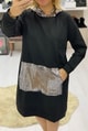 Pullu Kapşonlu Sweat