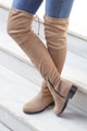Streç Diz Üstü Çorap Çizme