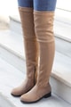 Streç Diz Üstü Çorap Çizme