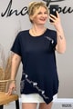 Taş Baskılı Asimetrik Bluz