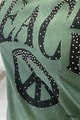 Taş Baskılı Asimetrik Kesim Tshirt