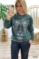 Taş İşlemeli Sweat