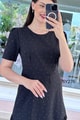 Taşlı Double Elbise
