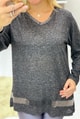 Taşlı Yumoş Kumaş Tunik