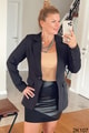 Tek Düğme Blazer Ceket
