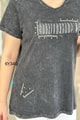V Yaka Pul Detay Pamuk Bluz