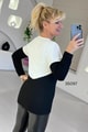 V Yaka Şerit Detay Bluz