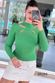 Yaka Kenarı Açık Triko Body