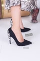 Yaprak Aksesuarlı 11 CM Stiletto