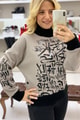 Yazılı Sweat Shirt