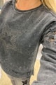 Yıldız Taş İşlemeli Sweat Shirt