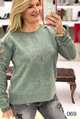Yıldız Taş İşlemeli Sweat Shirt