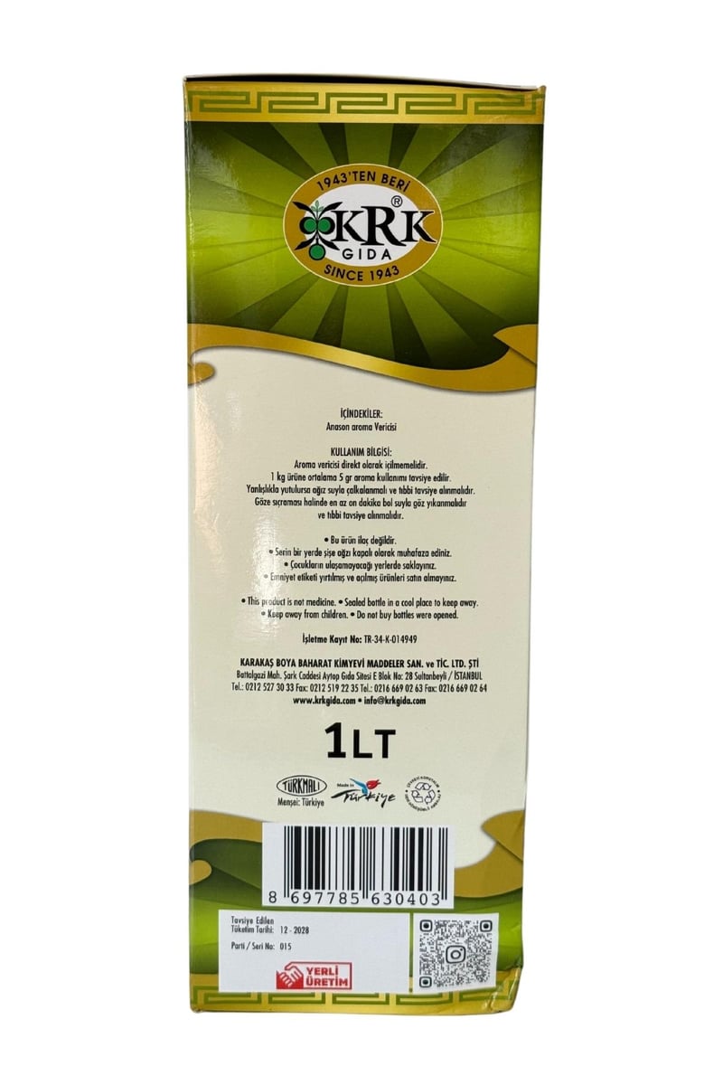 Anason Aroması 1 Lt