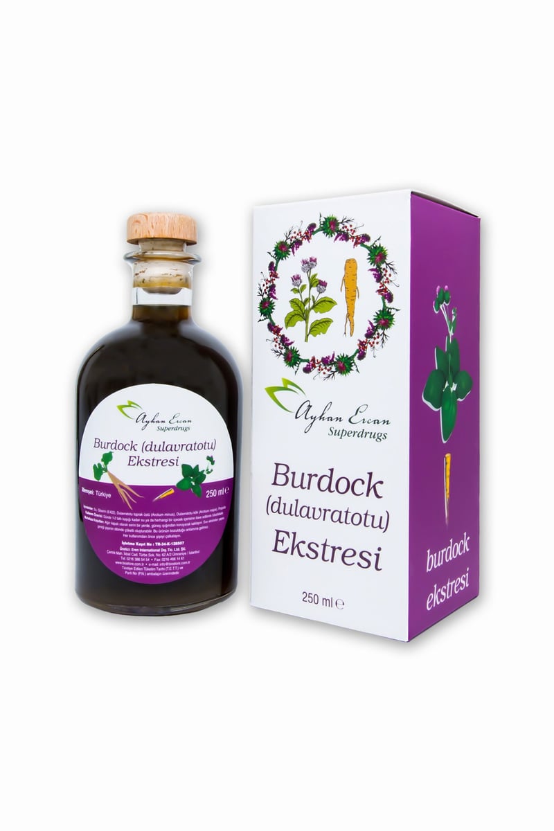 AYHAN ERCAN Burdock (dulavratotu) Ekstresi 250ml