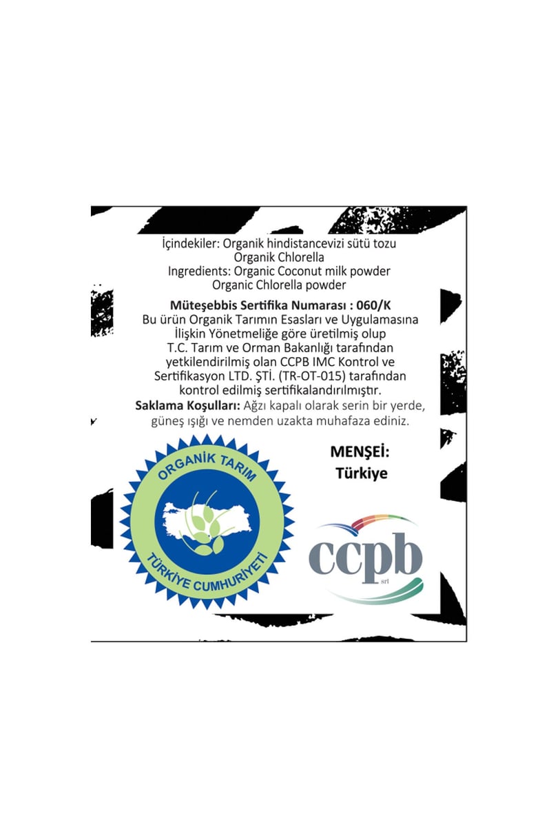 Ayhan Ercan Organik Chlorella Vegan Latte 90g