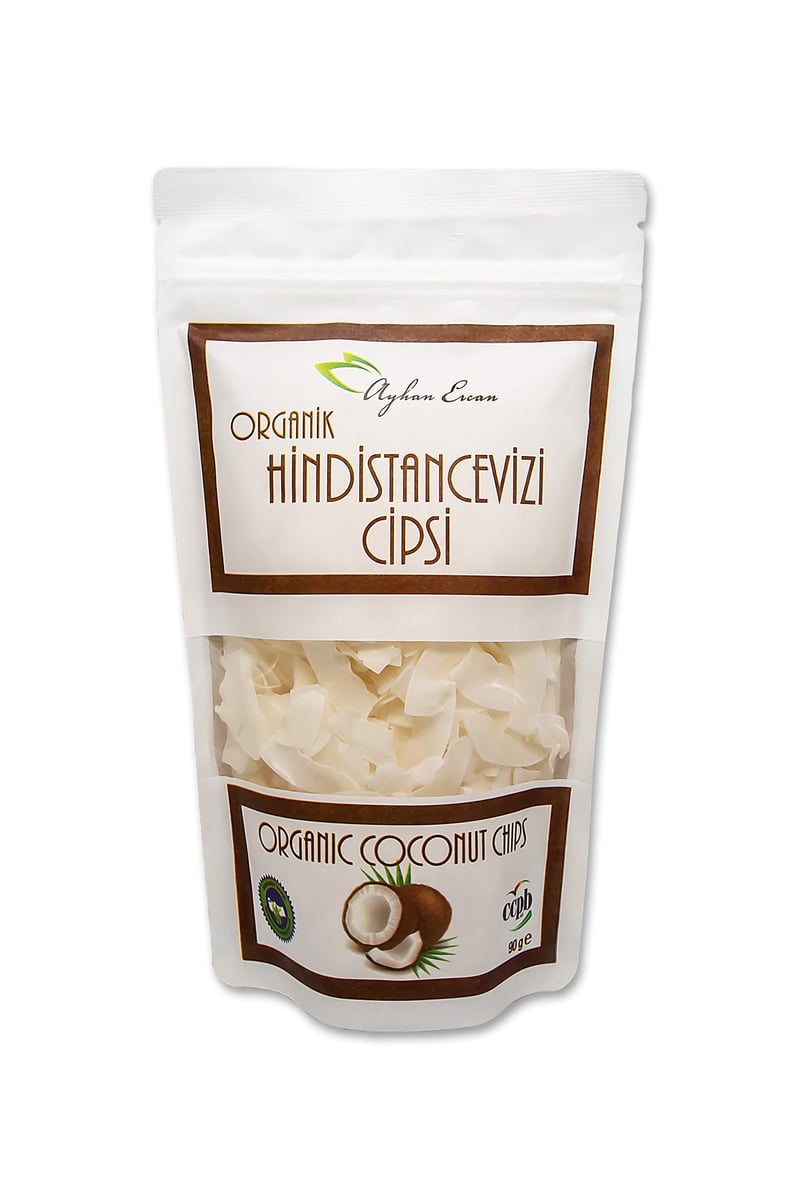 Ayhan Ercan Organik Hindistan Cevizi Cipsi 90g