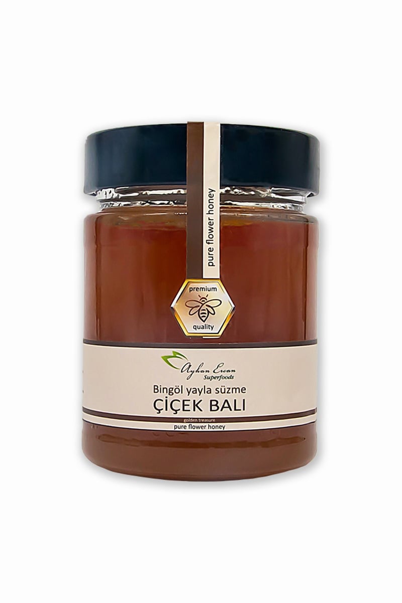 AYHAN ERCAN Superfoods Bingöl Yayla Süzme Çiçek Balı 350g