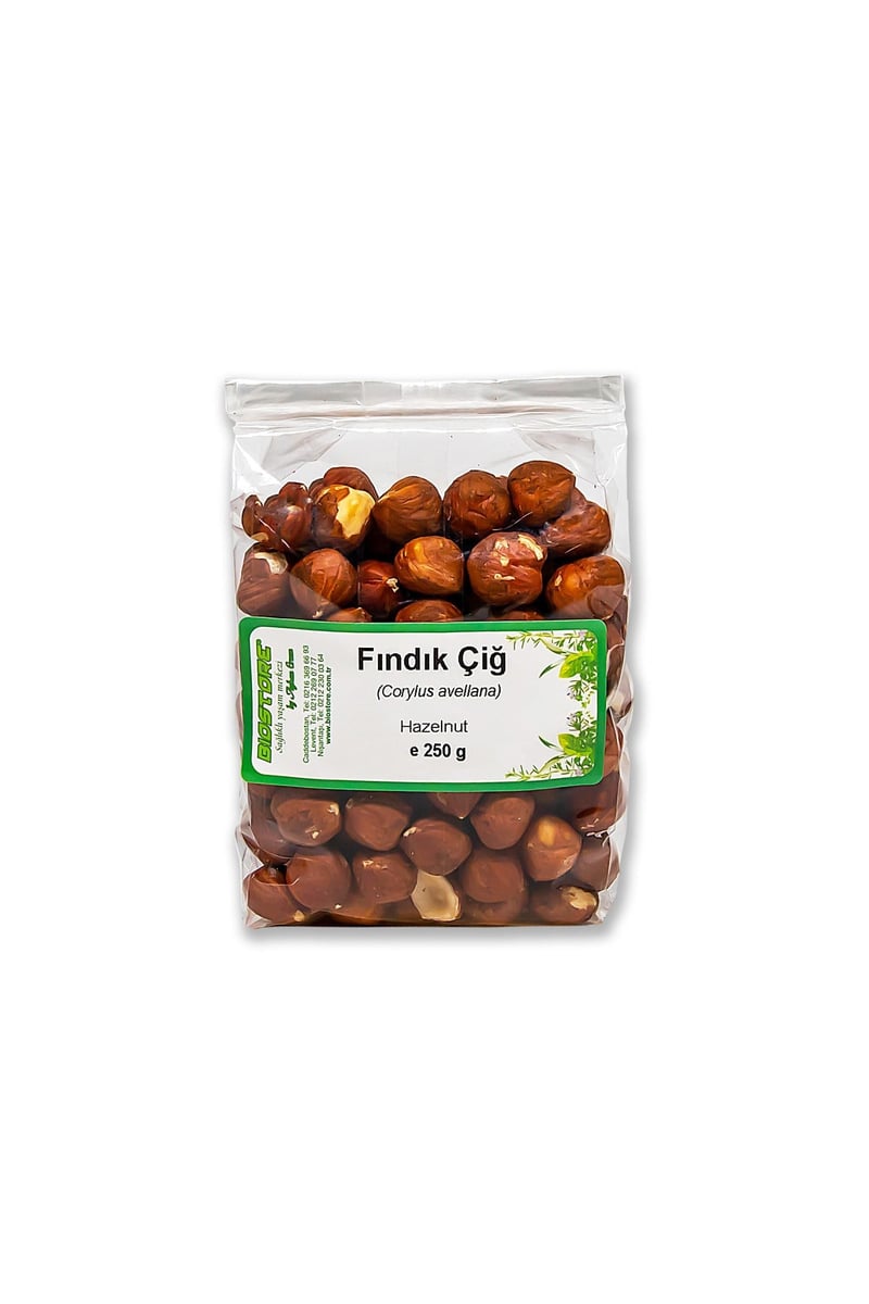 BIO STORE Fındık Kavrulmamış Çiğ 250 g