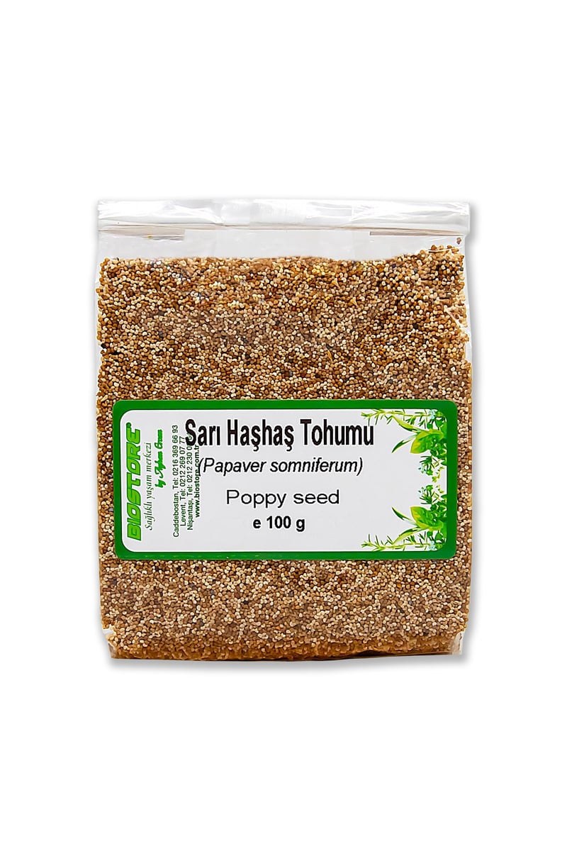BIO STORE Haşhaş Tohumu Sarı 100 g