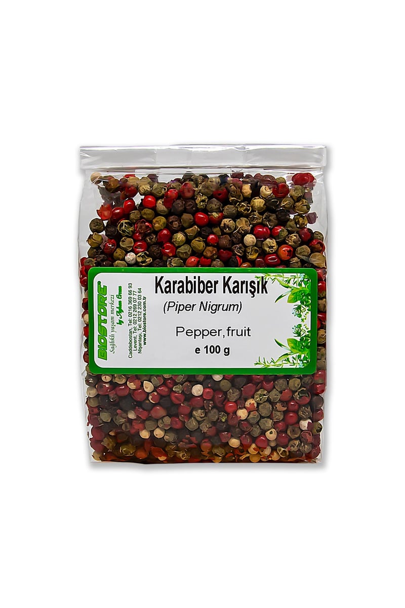 BIO STORE Karabiber - Karışık Renkli 100 g