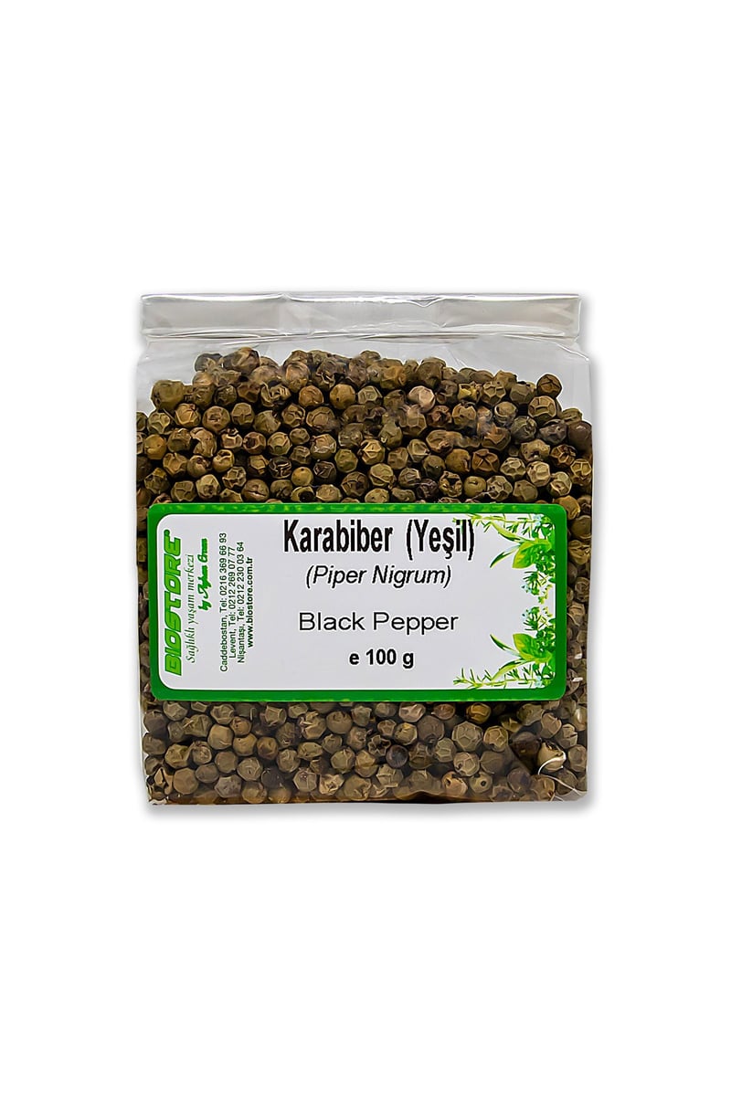BIO STORE Karabiber - Yeşil Renkli 100 g