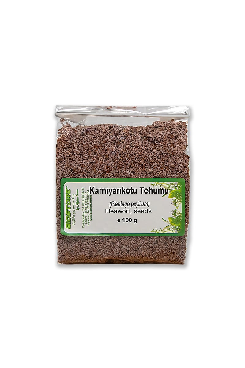 BIO STORE Karnıyarık Otu Tohumu -Plantago psyllium 100g