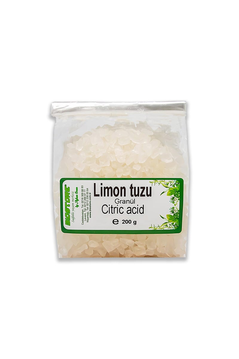 BIO STORE Limon Tuzu granül 200 g