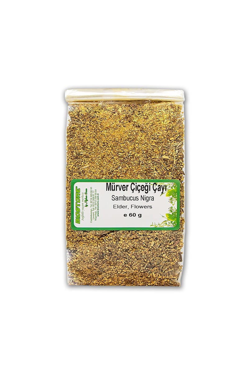 BIO STORE Mürver Çiçeği Çayı Öğütülmüş 60g