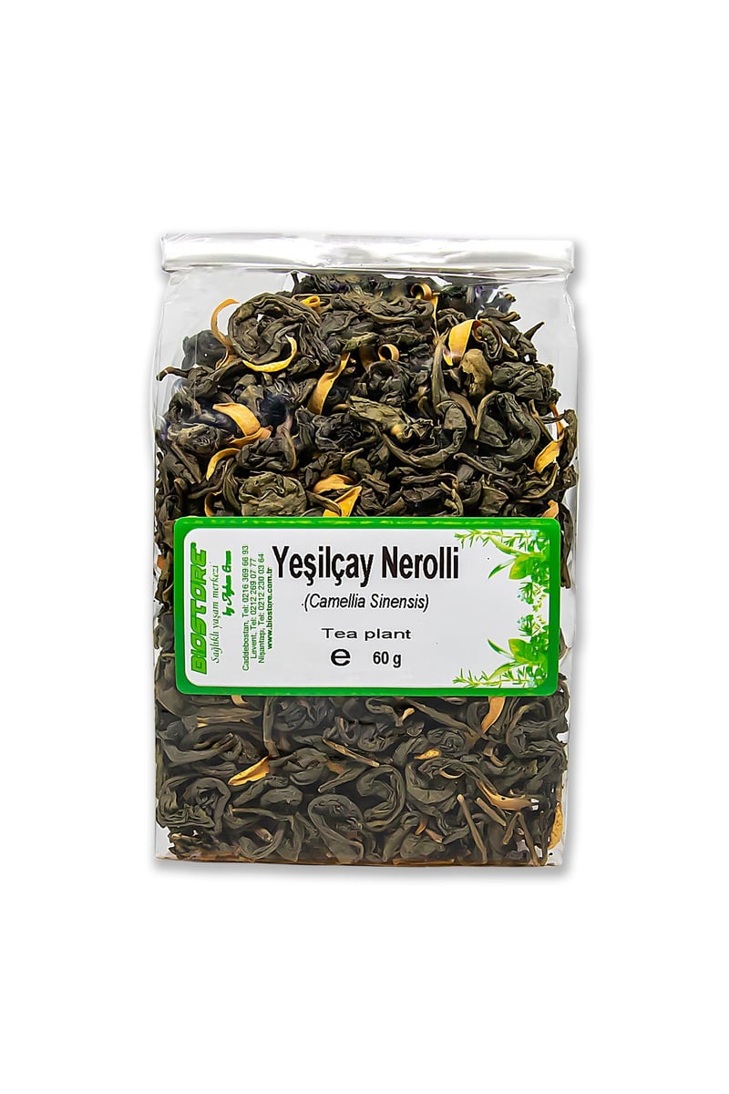 BIO STORE Nerolili (Portakal Çiçekli) Yeşil Çay 60 g