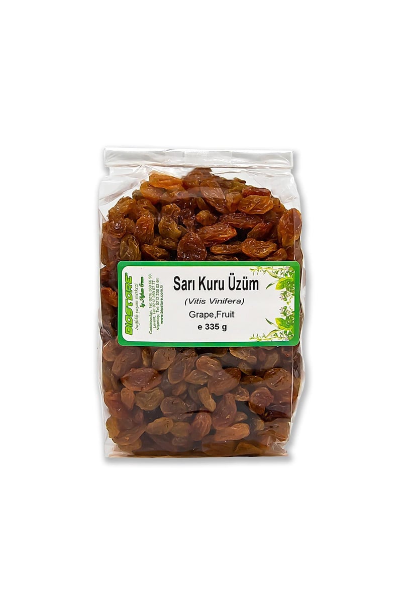 BIO STORE Sarı Kuru Üzüm 335 g