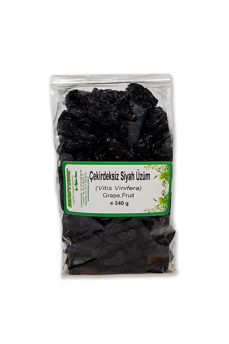 BIO STORE Siyah Üzüm Çekirdeksiz (Özbek) 340 g