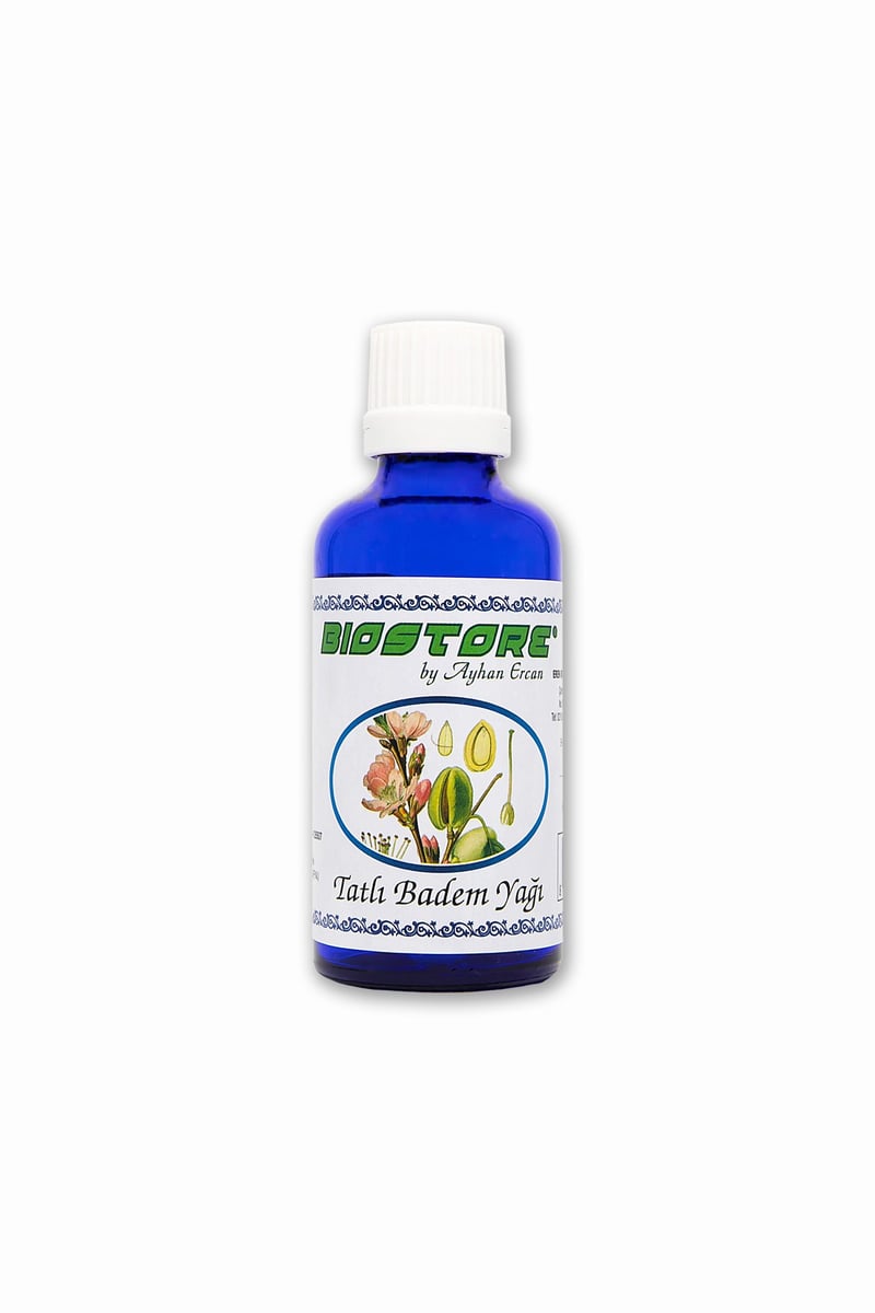 BIO STORE Tatlı Badem Yağı Soğuk Sıkım 50 ml