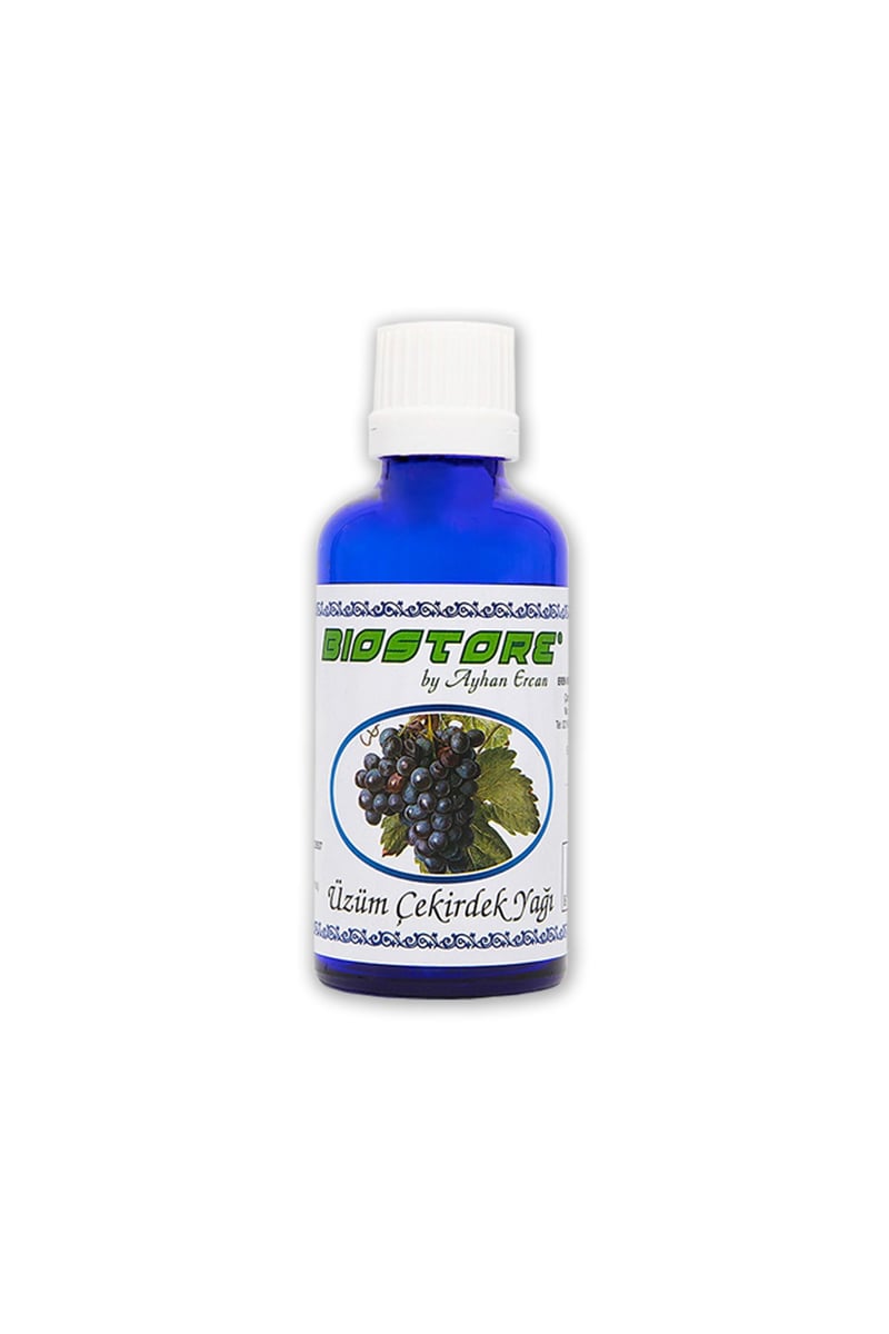 BIO STORE Üzüm Çekirdek Yağı Soğuk Sıkım 50 ml