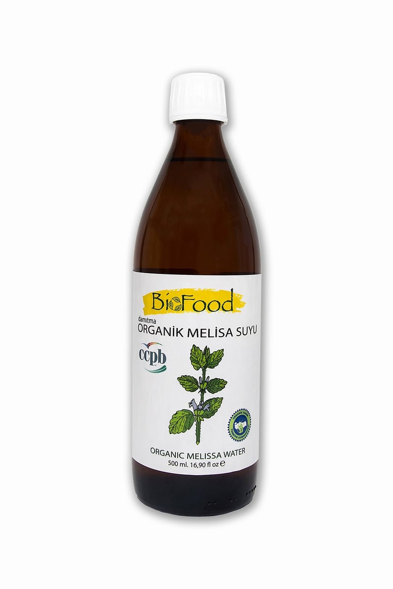 BIOFOOD Damıtma Organik Melisa Suyu 500ml