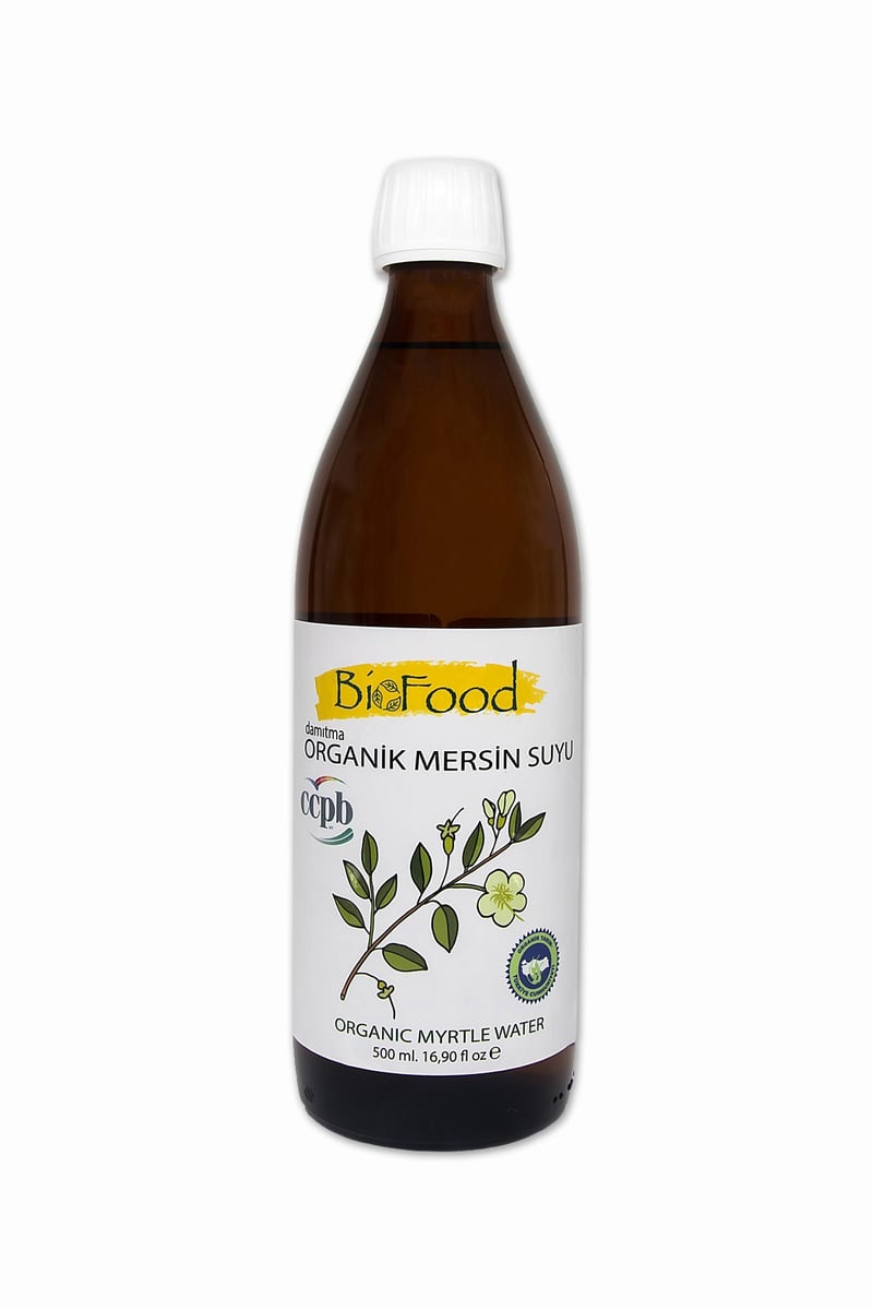 BIOFOOD Damıtma Organik Mersin Suyu 500ml