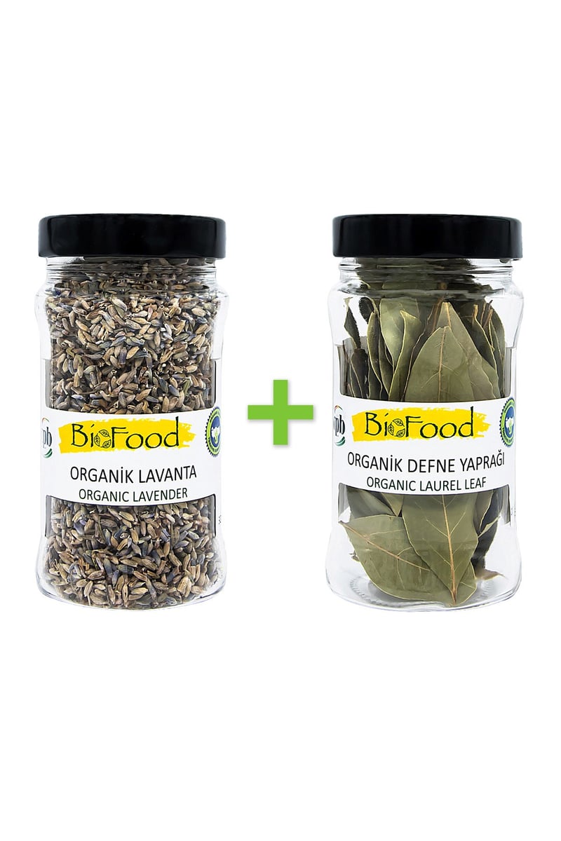 Biofood Organik Lavanta 30g + Biofood Organik Defne Yaprağı 10g 