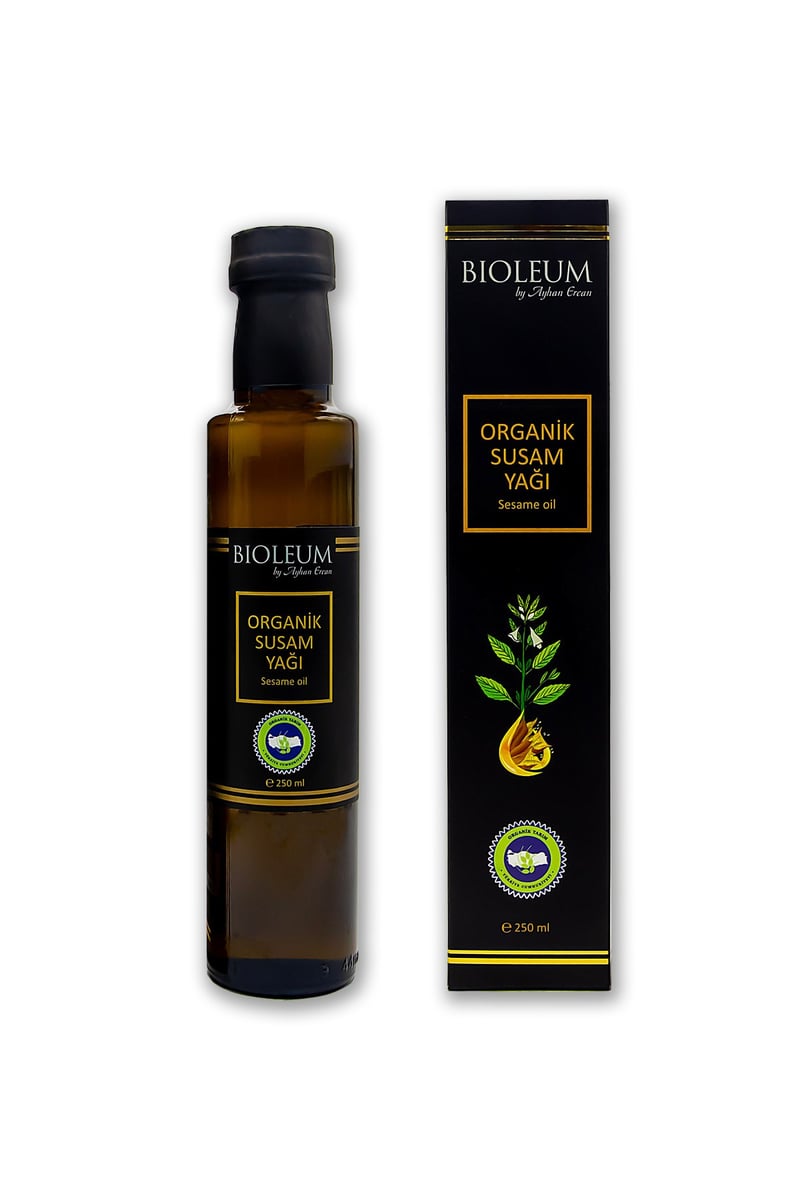 BIOLEUM Organik Susam Yağı Soğuk Sıkım 250 ml