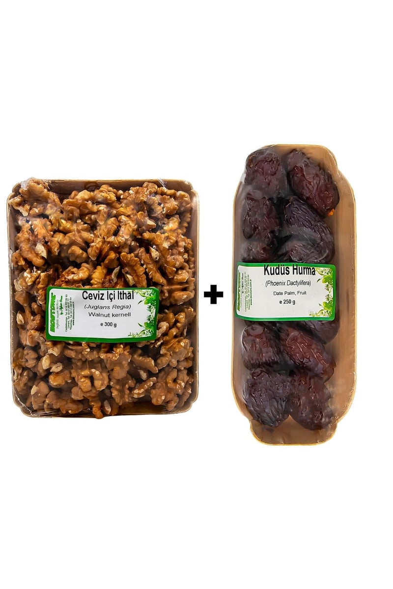 Biostore Hurmalı Ceviz Keyfi (Kudüs Hurma 250g - Ceviz İçi İthal 300g)
