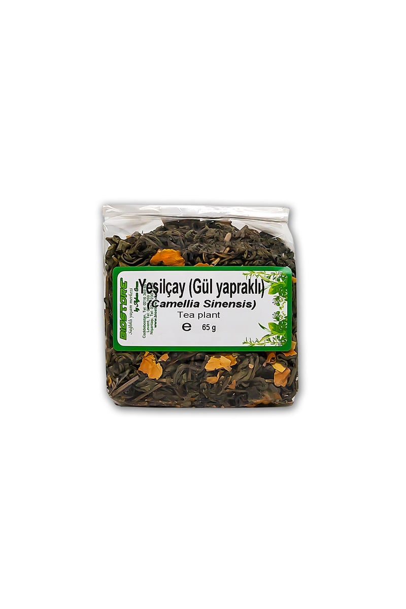 Biostore Yeşil Çay Gül Yapraklı 65 g