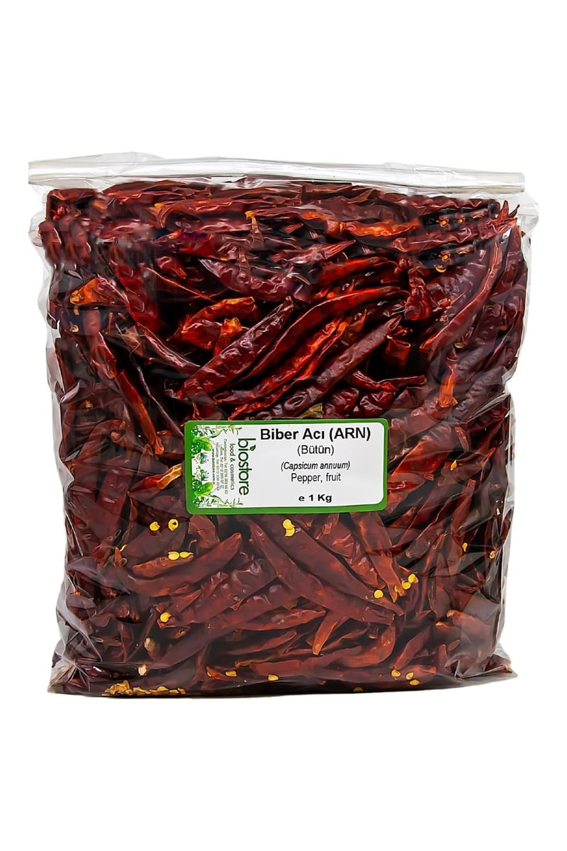 Bütün Acı Biber Kurusu 1 Kg