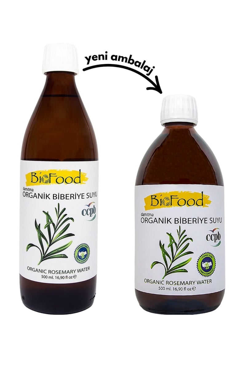 Damıtma Organik Biberiye Suyu 500 ml