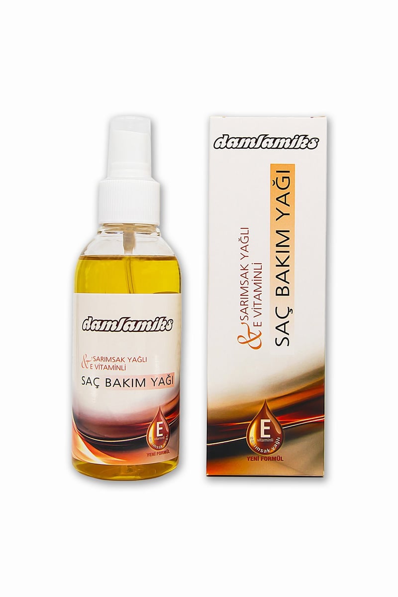 DAMLAMİKS Sarımsak Yağlı ve E Vitaminli Saç Bakım Yağı 150 ml