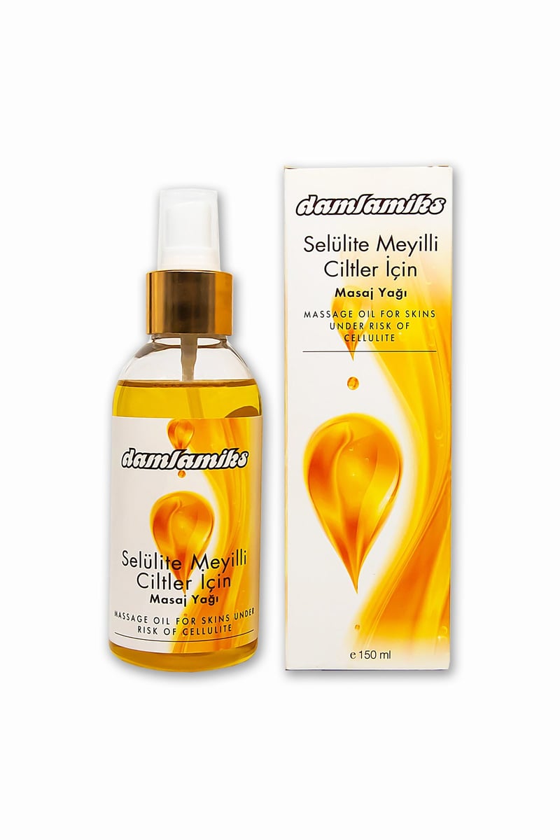 DAMLAMİKS Selülite Meyilli Ciltler İçin Masaj Yağı 150 ml