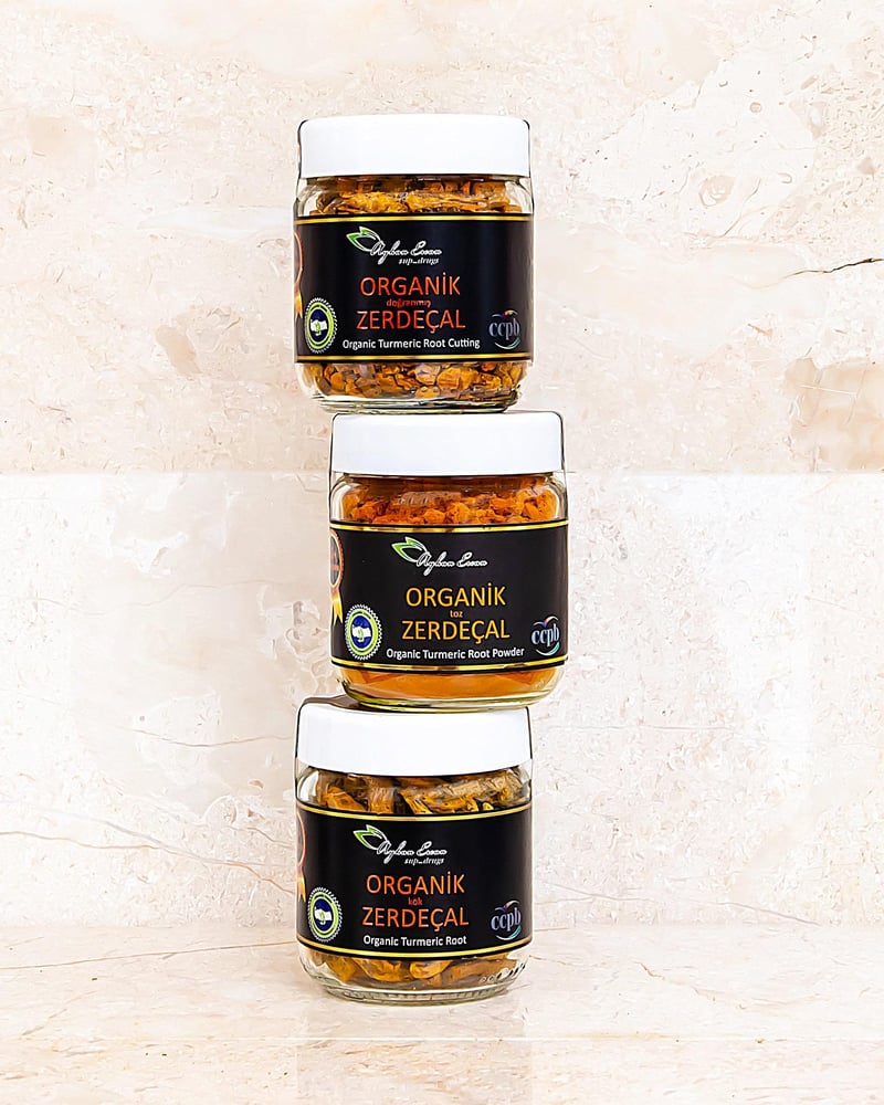 Doğranmış Organik Zerdeçal 90 G