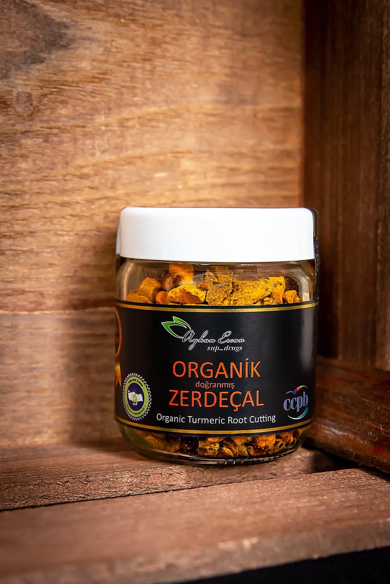 Doğranmış Organik Zerdeçal 90 G
