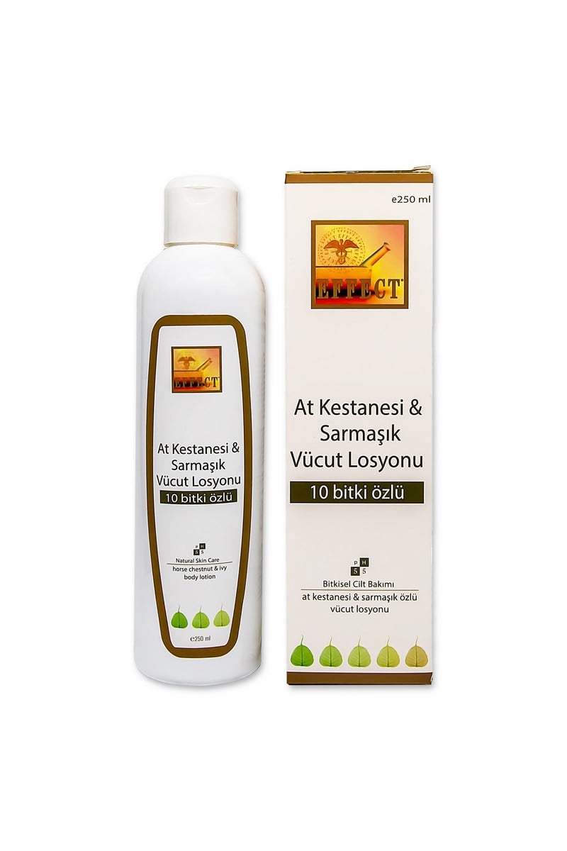 EFFECT At Kestanesi&Sarmaşık Vücut Losyonu(10 Bitki Özlü) 250 ml