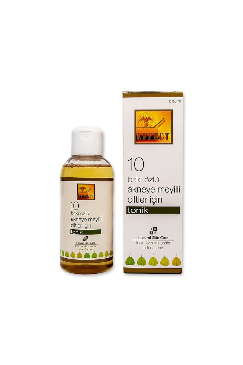 EFFECT Naturel Sivilceli Ciltler İçin Tonik(10 Bitki Özlü )150 ml